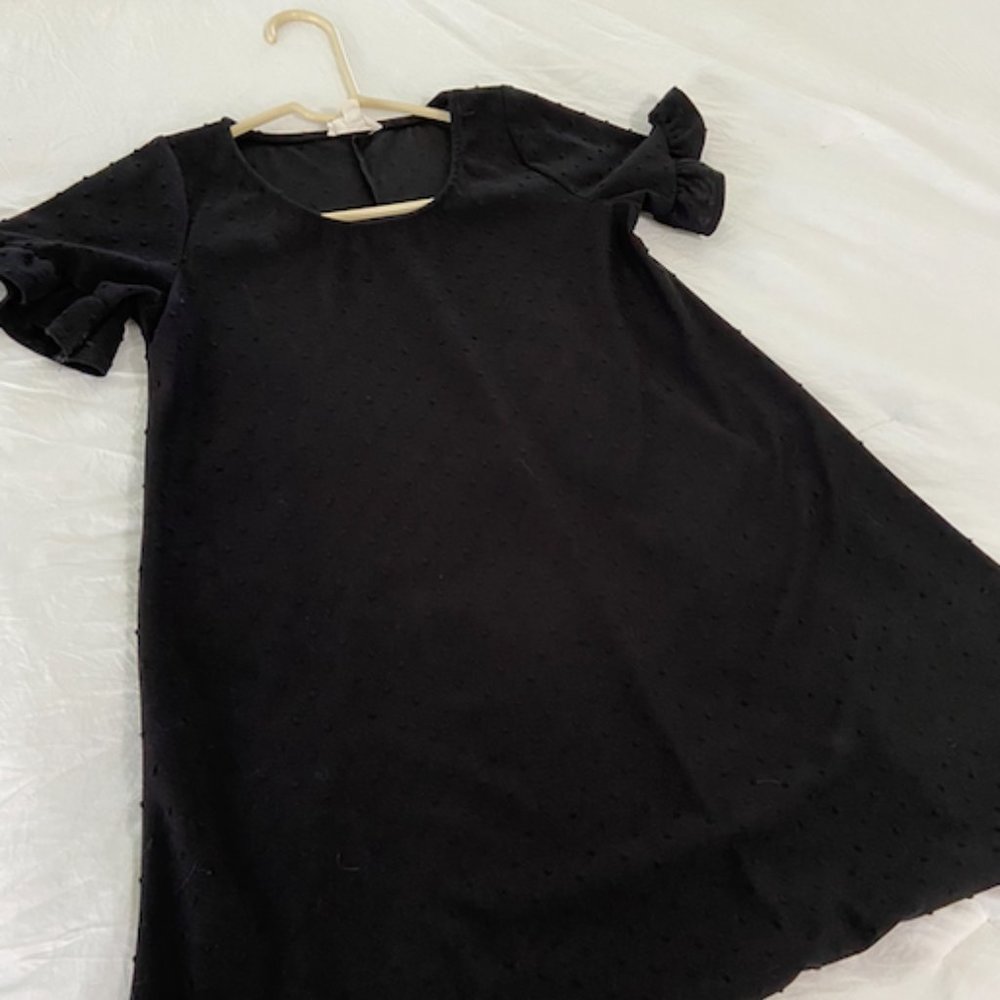 Black Fall Mini Dress
